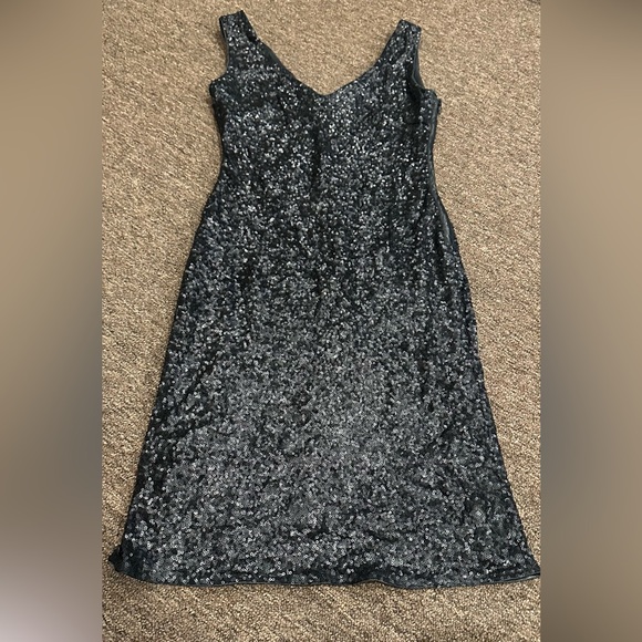 ICON Dresses & Skirts - EUC I'cona Women's S black party evening cocktail dress sequin sexy sleeveless